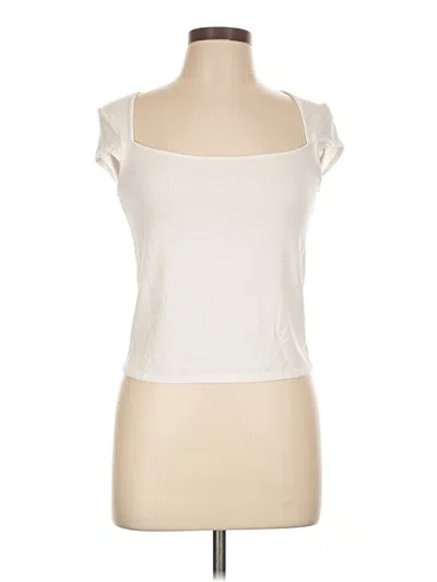 Pre-owned Wild Fable Sleeveless T-shirt In White