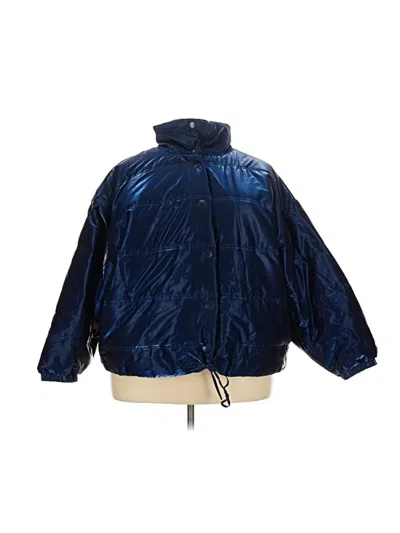 Pre-owned Wild Fable Snow Jacket In Blue