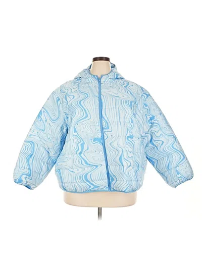 Pre-owned Wild Fable Snow Jacket In Blue