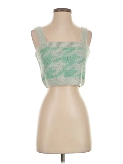 Pre-owned Wild Fable Sweater Vest In Green