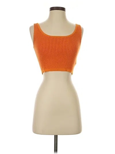 Pre-owned Wild Fable Sweater Vest In Orange