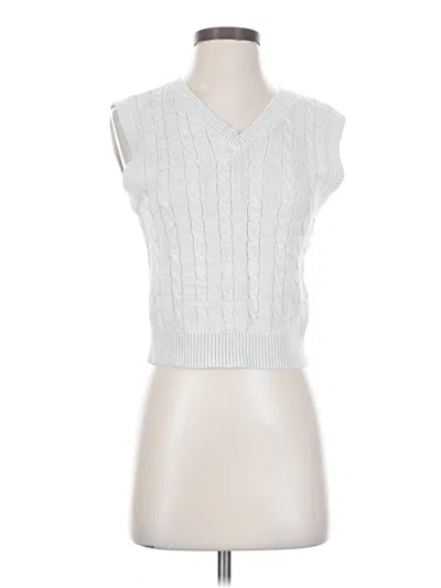 Pre-owned Wild Fable Sweater Vest In Silver