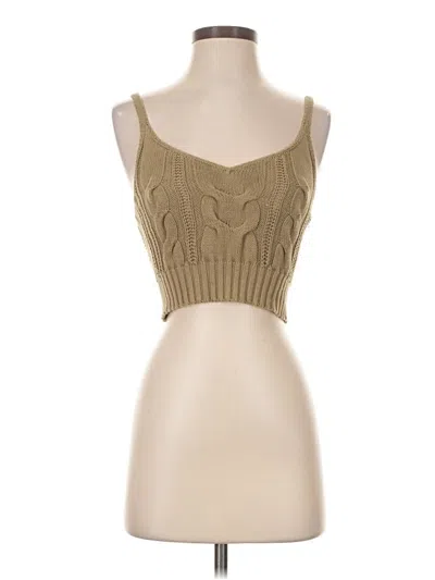 Pre-owned Wild Fable Sweater Vest In Tan