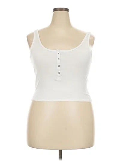 Pre-owned Wild Fable Sweater Vest In White
