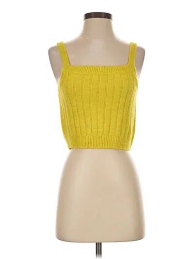Pre-owned Wild Fable Sweater Vest In Yellow