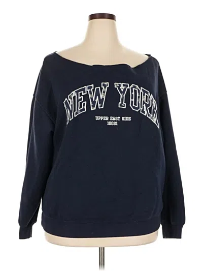 Pre-owned Wild Fable Sweatshirt In Blue