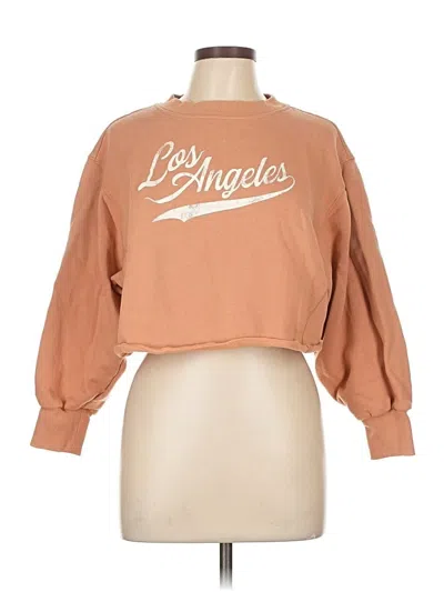 Pre-owned Wild Fable Sweatshirt In Brown