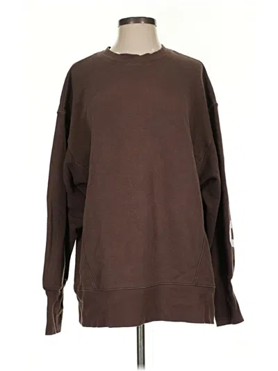 Pre-owned Wild Fable Sweatshirt In Brown