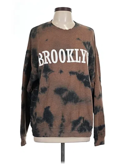 Pre-owned Wild Fable Sweatshirt In Brown