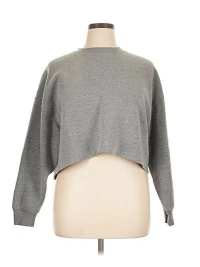 Pre-owned Wild Fable Sweatshirt In Gray