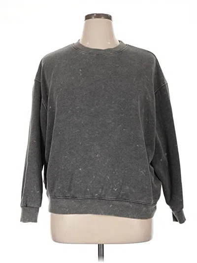 Pre-owned Wild Fable Sweatshirt In Gray