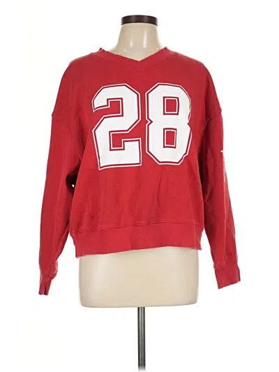 Pre-owned Wild Fable Sweatshirt In Red