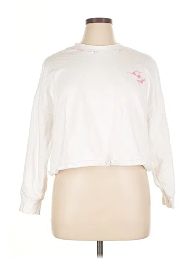 Pre-owned Wild Fable Sweatshirt In White