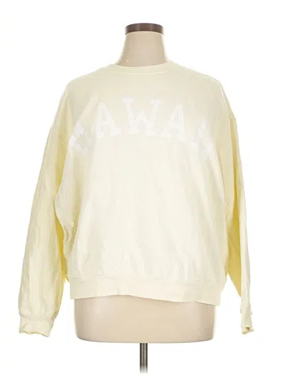 Pre-owned Wild Fable Sweatshirt In Yellow