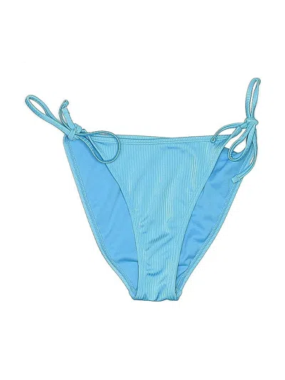 Pre-owned Wild Fable Swimsuit Bottoms In Blue
