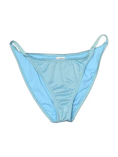 Pre-owned Wild Fable Swimsuit Bottoms In Blue