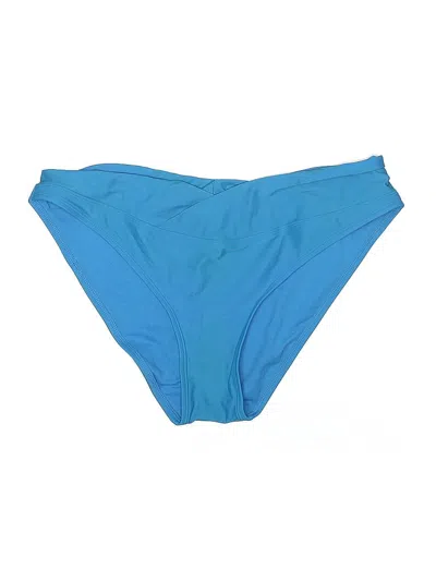 Pre-owned Wild Fable Swimsuit Bottoms In Blue