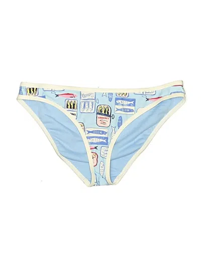 Pre-owned Wild Fable Swimsuit Bottoms In Blue