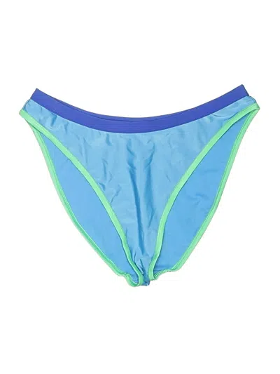 Pre-owned Wild Fable Swimsuit Bottoms In Blue