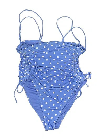 Pre-owned Wild Fable Swimsuit Bottoms In Blue