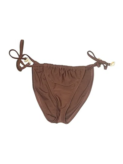 Pre-owned Wild Fable Swimsuit Bottoms In Brown