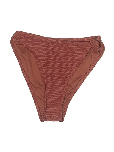 Pre-owned Wild Fable Swimsuit Bottoms In Brown