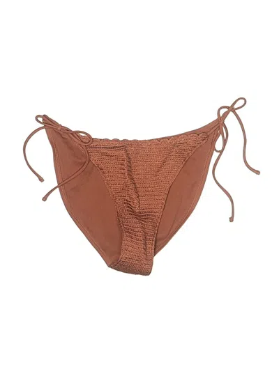 Pre-owned Wild Fable Swimsuit Bottoms In Brown