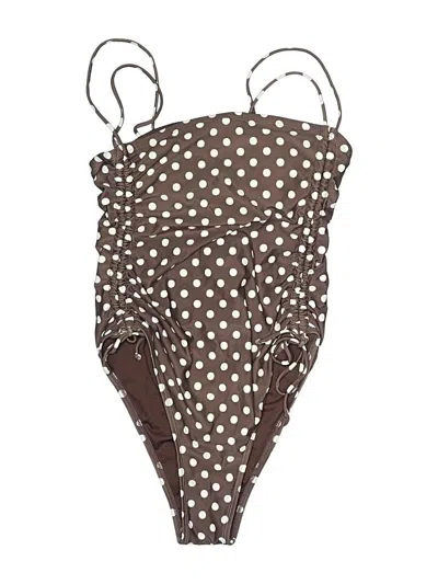 Pre-owned Wild Fable Swimsuit Bottoms In Brown