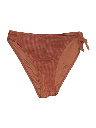 Pre-owned Wild Fable Swimsuit Bottoms In Brown