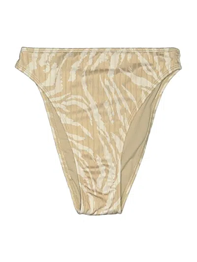 Pre-owned Wild Fable Swimsuit Bottoms In Gold