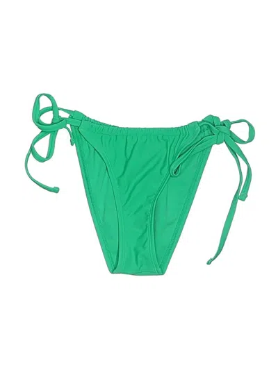 Pre-owned Wild Fable Swimsuit Bottoms In Green