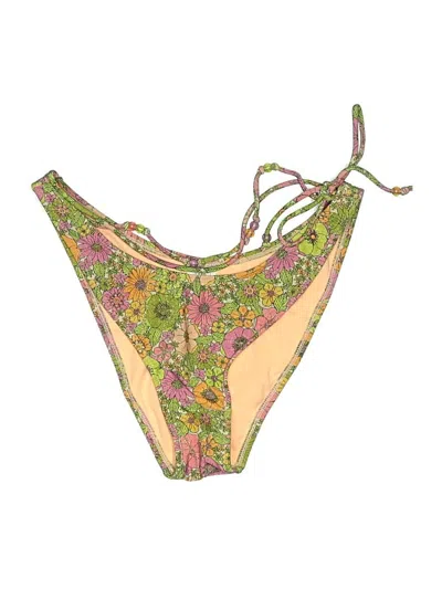 Pre-owned Wild Fable Swimsuit Bottoms In Green