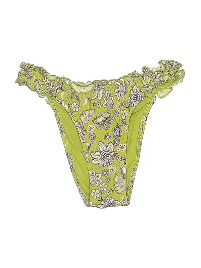 Pre-owned Wild Fable Swimsuit Bottoms In Green