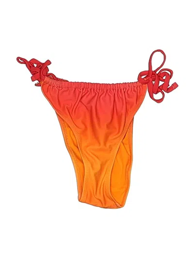 Pre-owned Wild Fable Swimsuit Bottoms In Orange