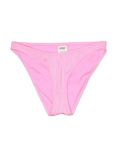 Pre-owned Wild Fable Swimsuit Bottoms In Pink