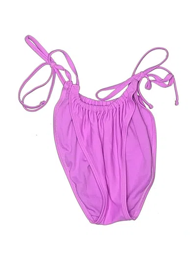 Pre-owned Wild Fable Swimsuit Bottoms In Purple