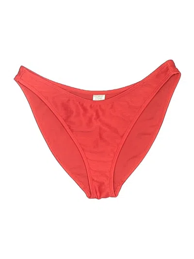 Pre-owned Wild Fable Swimsuit Bottoms In Red