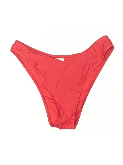 Pre-owned Wild Fable Swimsuit Bottoms In Red