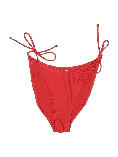 Pre-owned Wild Fable Swimsuit Bottoms In Red