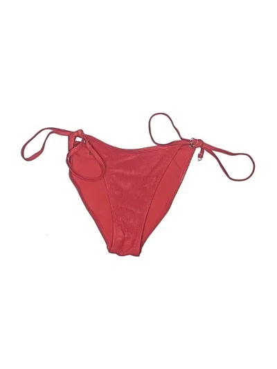 Pre-owned Wild Fable Swimsuit Bottoms In Red
