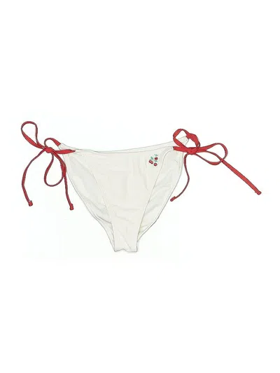 Pre-owned Wild Fable Swimsuit Bottoms In White
