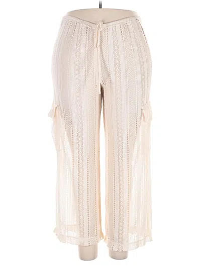 Pre-owned Wild Fable Swimsuit Bottoms In White