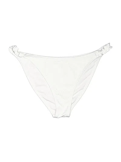 Pre-owned Wild Fable Swimsuit Bottoms In White