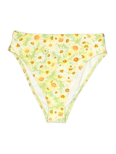 Pre-owned Wild Fable Swimsuit Bottoms In Yellow
