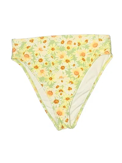 Pre-owned Wild Fable Swimsuit Bottoms In Yellow