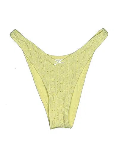Pre-owned Wild Fable Swimsuit Bottoms In Yellow