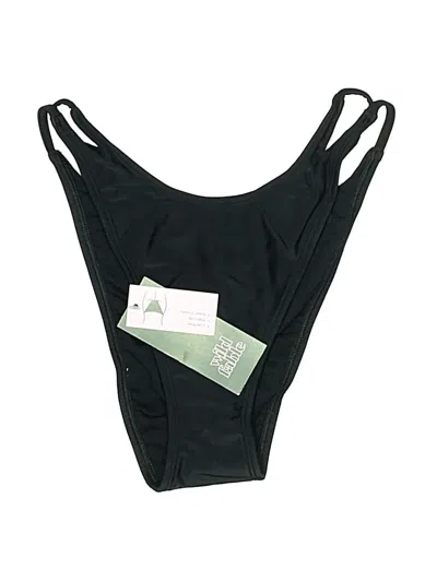 Wild Fable Swimsuit Top Black Solid Pattern Swimwear