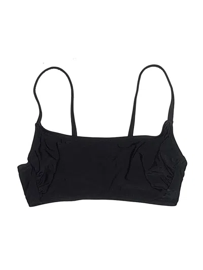 Pre-owned Wild Fable Swimsuit Top Black Swimwear