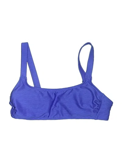 Pre-owned Wild Fable Swimsuit Top Blue Swimwear