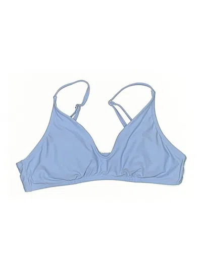 Pre-owned Wild Fable Swimsuit Top Blue Swimwear